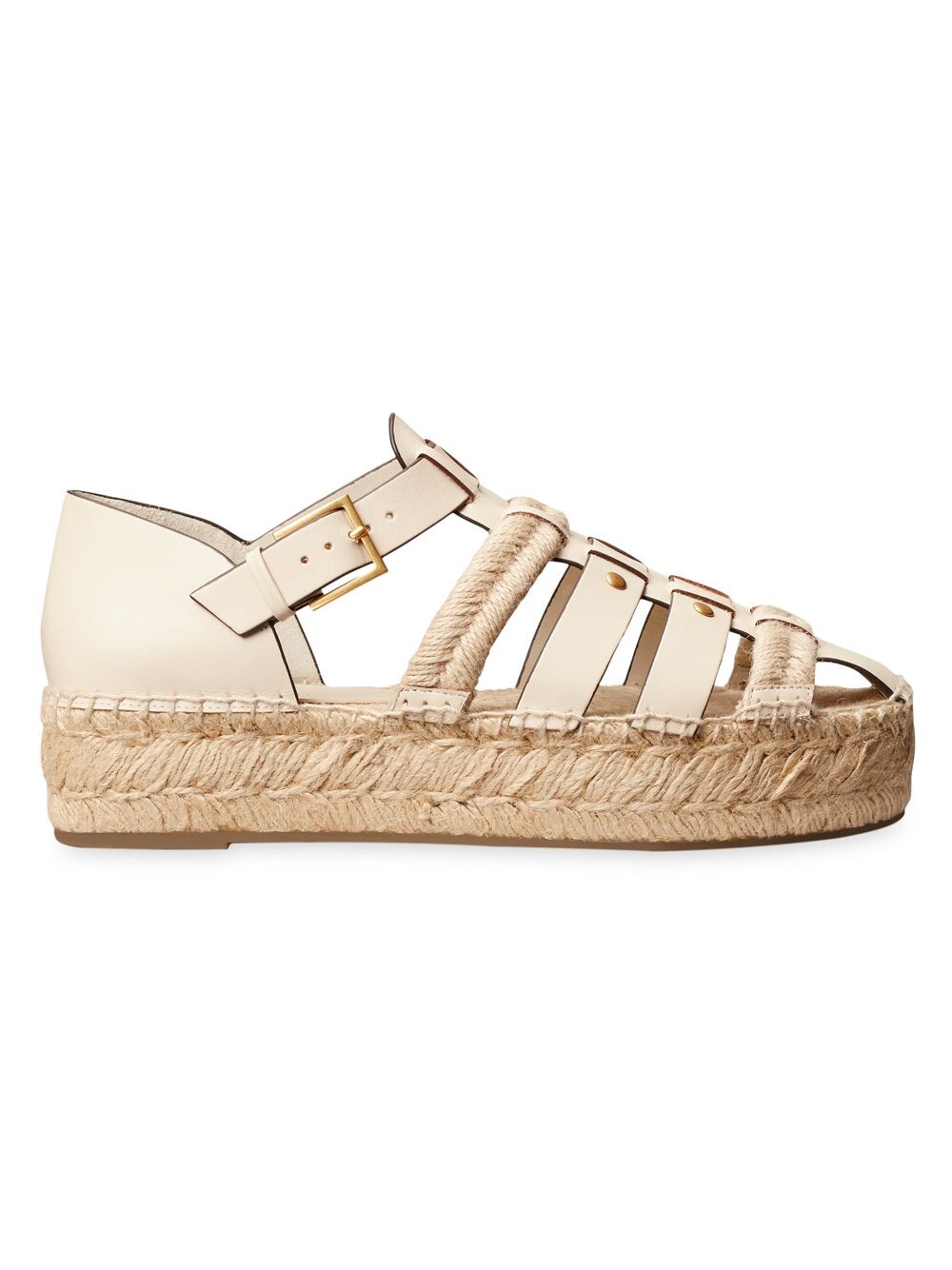 

Кожаные сандалии-эспадрильи Fisherman 43MM Tory Burch