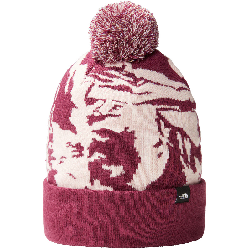 Лыжная шапка Tuke The North Face, красный зимняя меховая шапка комплект с маской лыжная шапка с капюшоном для женщин вязаная кашемировая теплая уличная лыжная ветрозащитная шапка