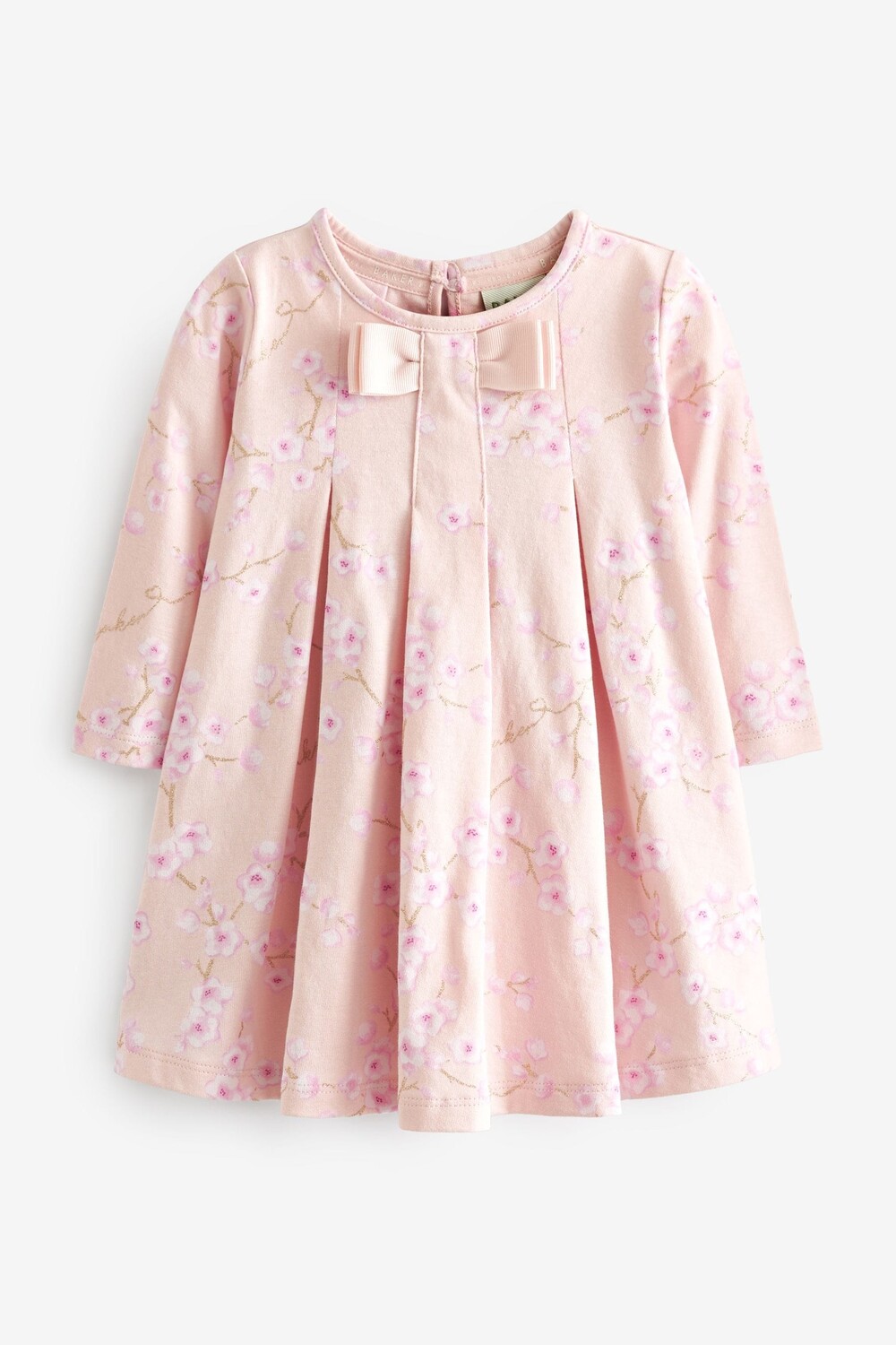 

Платье из блестящего джерси Baker By Ted Baker, розовый