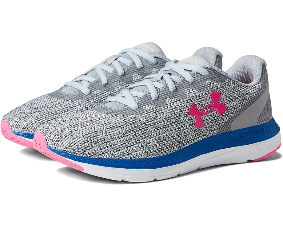 Кроссовки Under Armour Charged Impulse 2, цвет Mod Gray/Victory Blue/Electro Pink кроссовки under armour charged breeze black electro pink electro pink