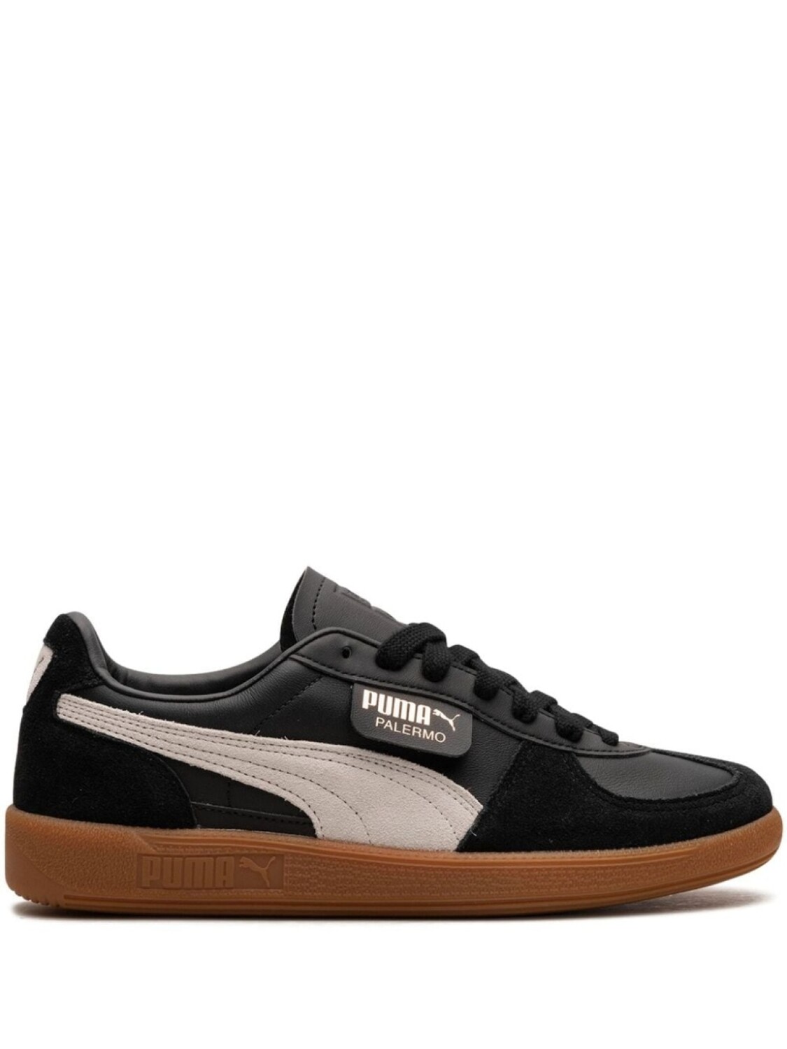 

PUMA кроссовки Palermo Puma Black/Feather Gray/Gum, черный