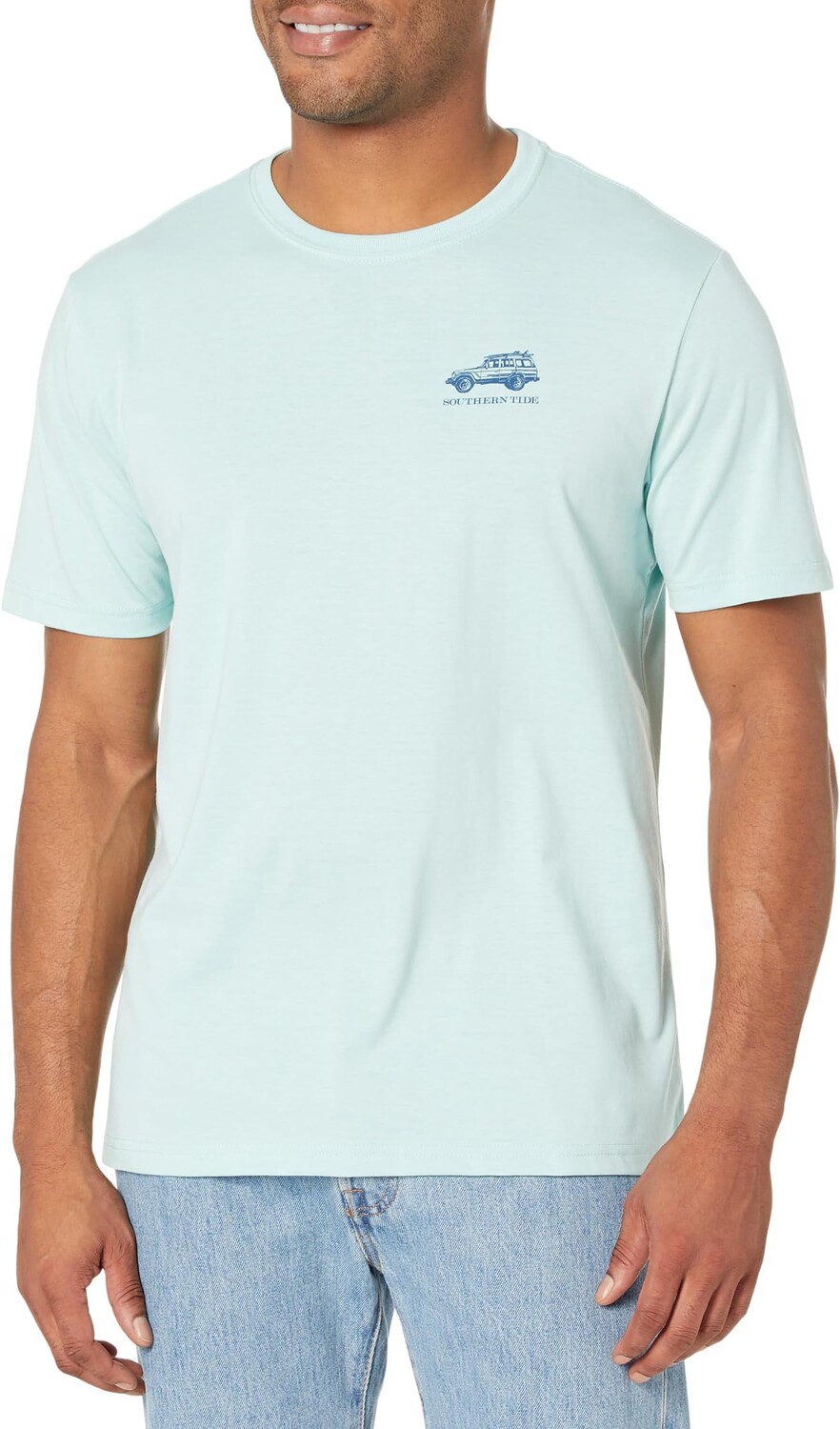 

Футболка Surf Side Hotel Southern Tide, цвет Turquoise Sea