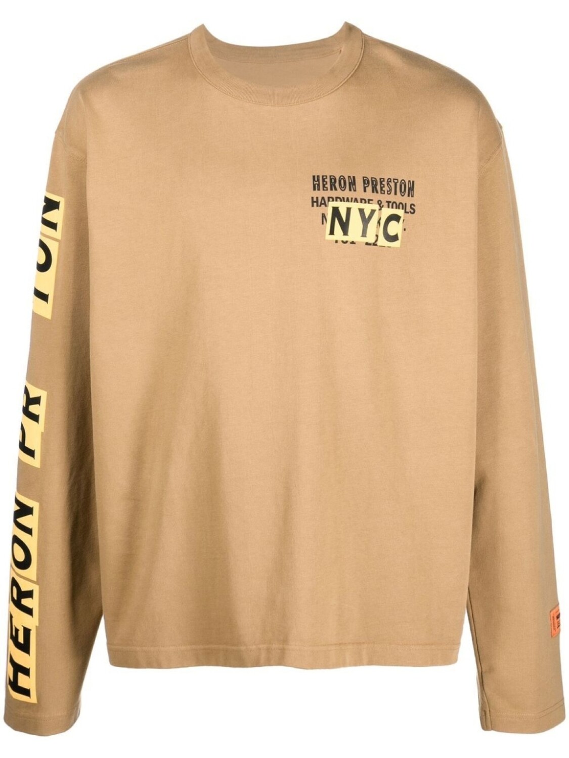 

Толстовка с логотипом Heron Preston, коричневый