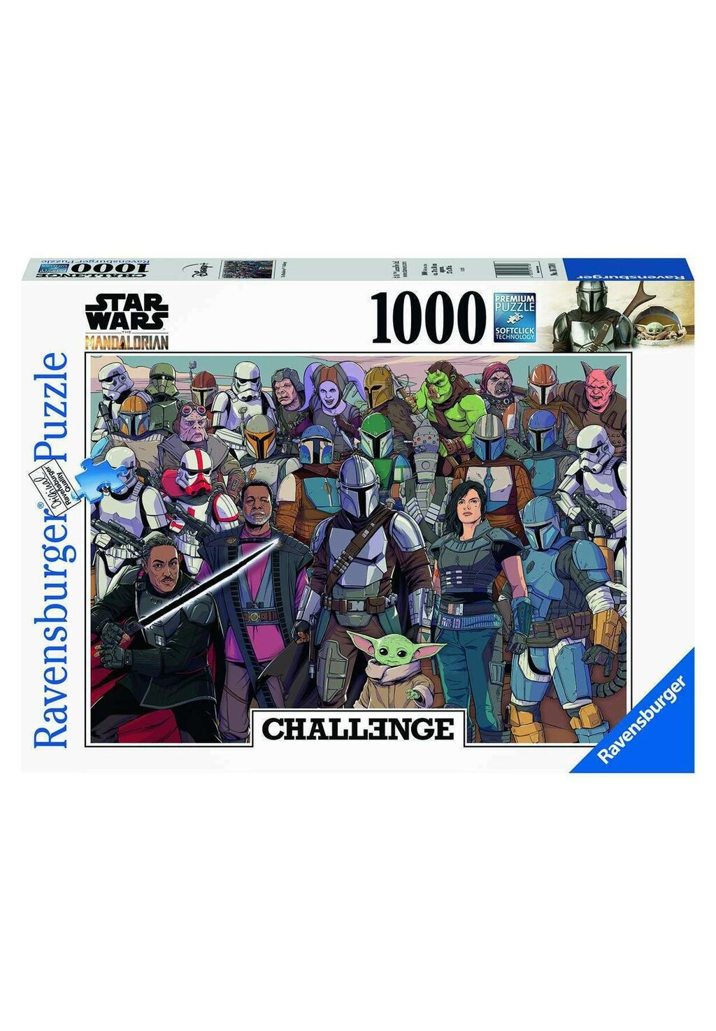 

Пазл CHALLENGE STAR WARS MANDALORIAN Ravensburger, цвет mehrfarbig