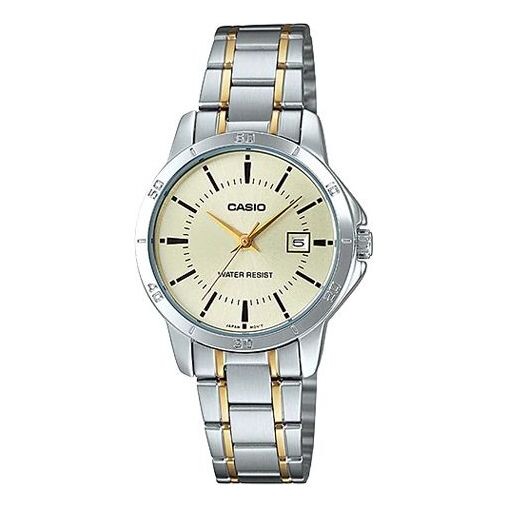 

Часы CASIO DRESS Series Classic PointerStainless Steel Strap Golden Quartz Waterproof Gold Dial Gold Analog, желтый