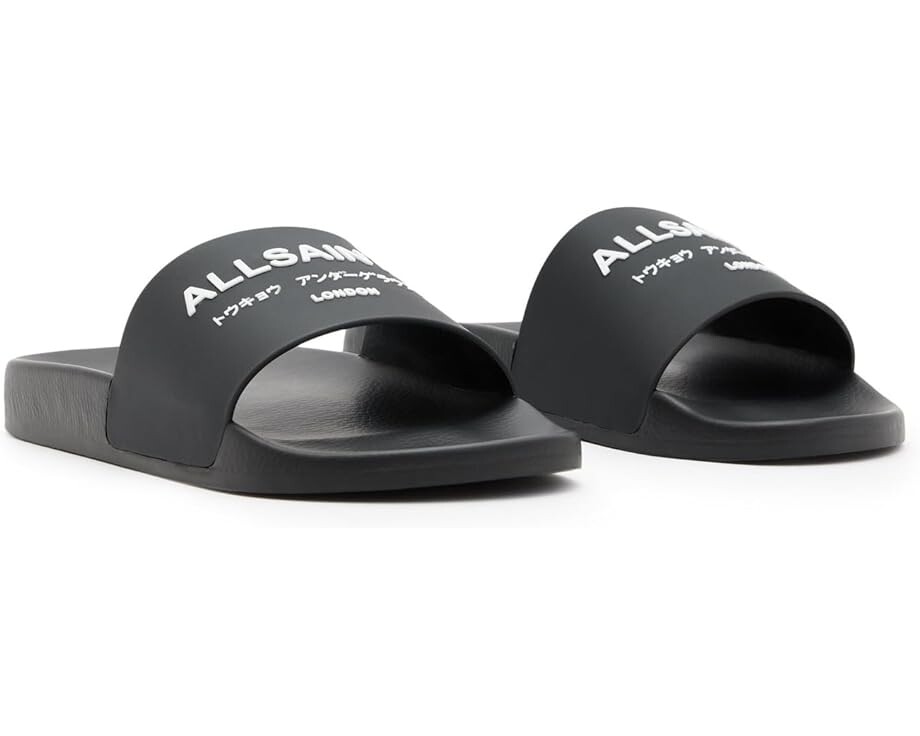 

Сандалии AllSaints Underground Slider, черный