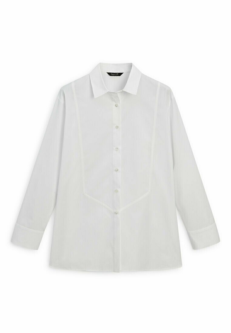 

Блузка на пуговицах Massimo Dutti, белый