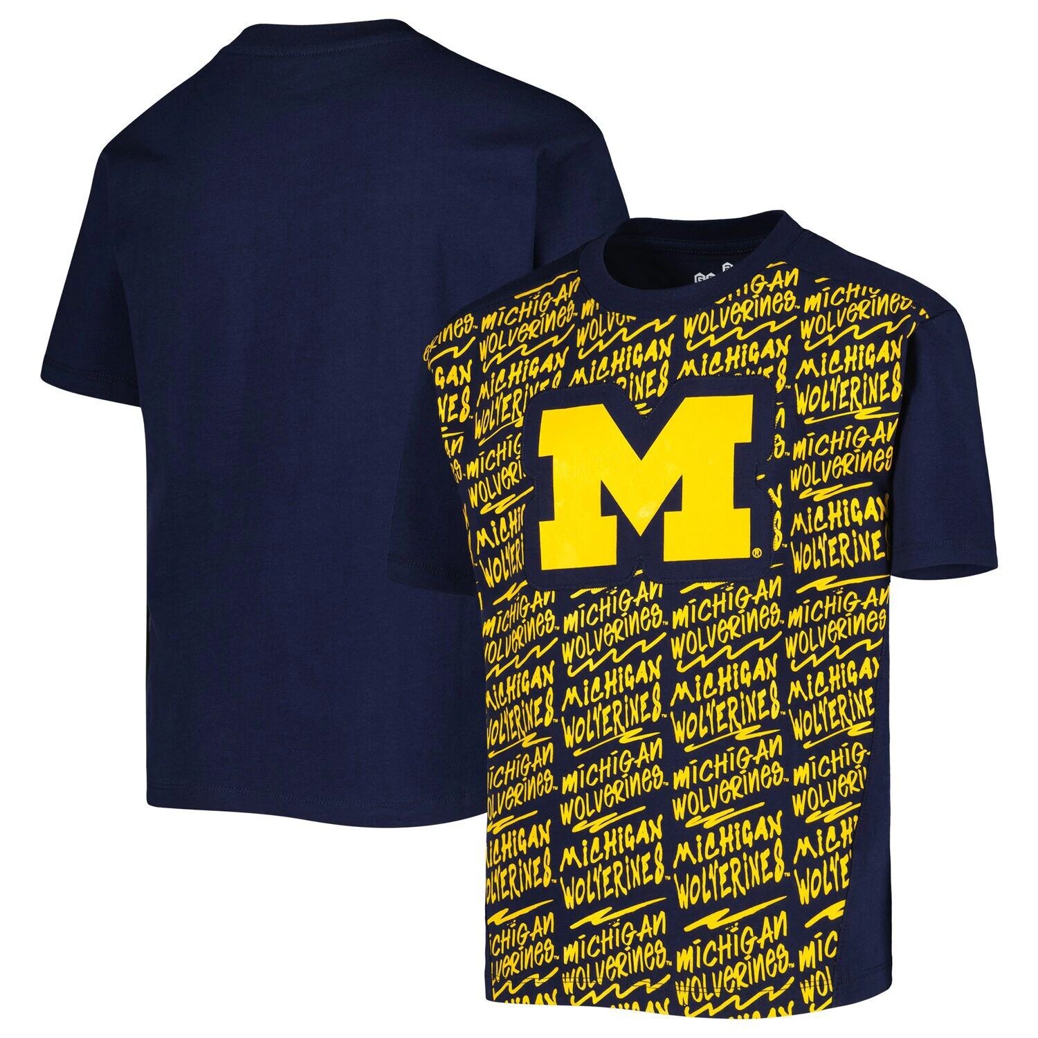 

Образцовая футболка Youth Navy Michigan Wolverines Outerstuff