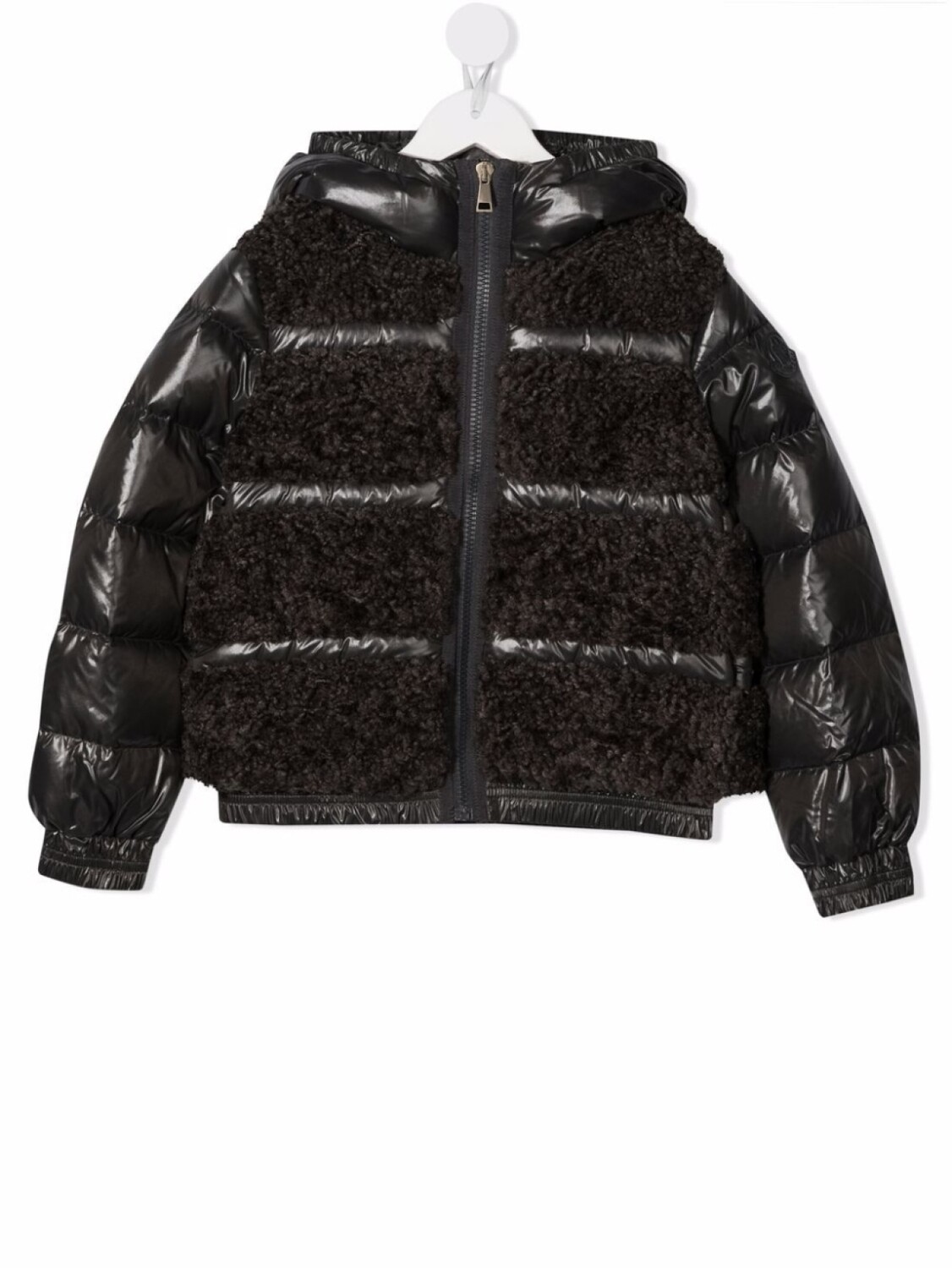 

Пуховик Gentiane Moncler Enfant, серый