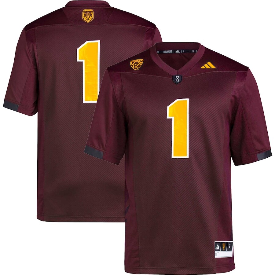 

Джерси adidas Arizona State Sun Devils, бордовый