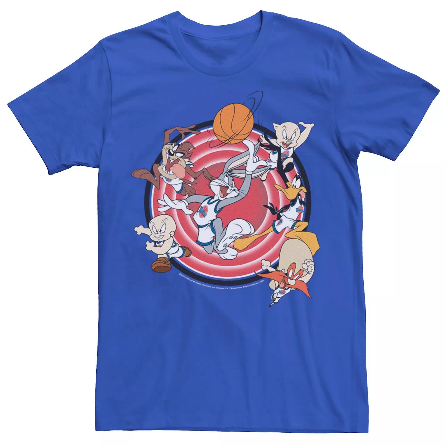 Мужская футболка Looney Tunes Space Jam Group Shot Leap Tee Licensed Character