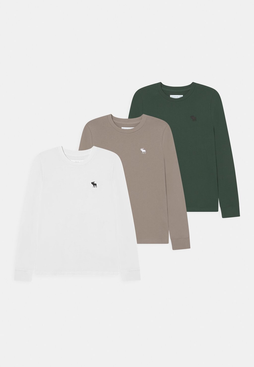 

Рубашка с длинным рукавом 3 PACK Abercrombie & Fitch, цвет multi-coloured