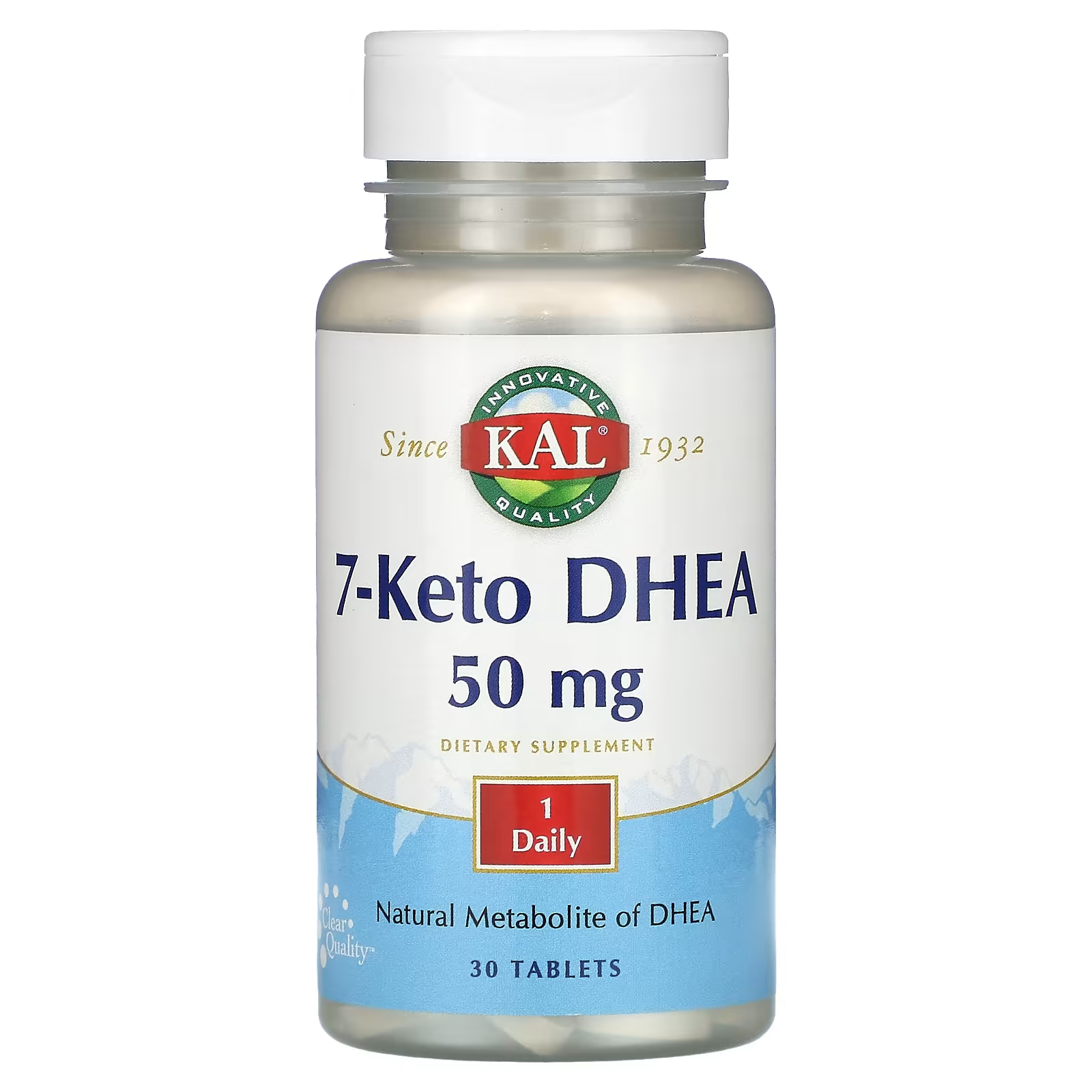 7-кето-ДГЭА KAL, 50 мг, 30 таблеток kal пикногенол 50 мг 30 таблеток