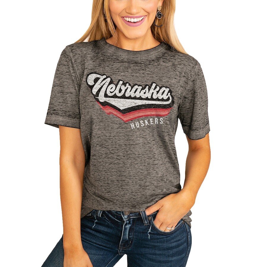 

Футболка с коротким рукавом Gameday Couture Nebraska Huskers, угольный