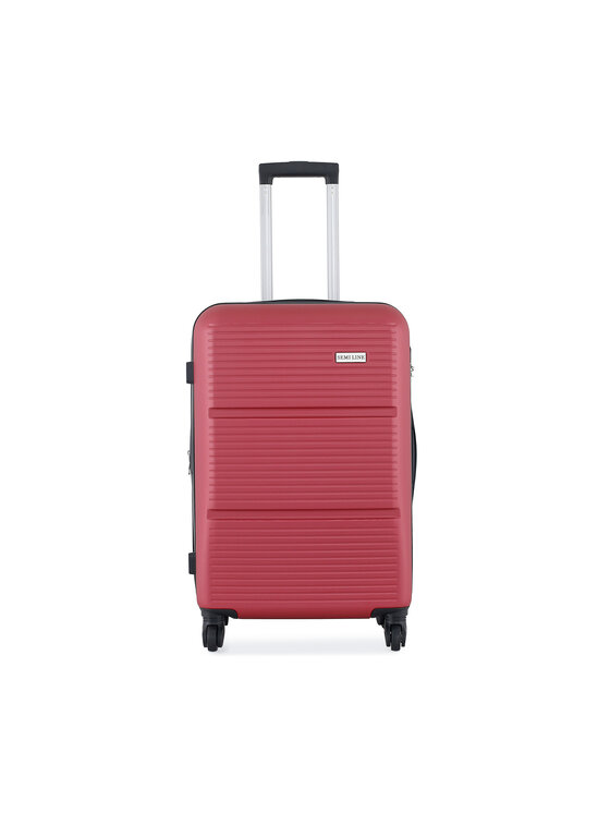 Средний чемодан Semi Line, красный фото