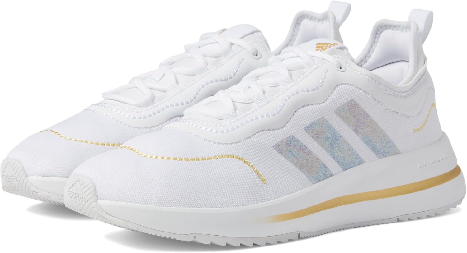 

Кроссовки Comfort Runner adidas, цвет White/White/Matte Gold, Белый
