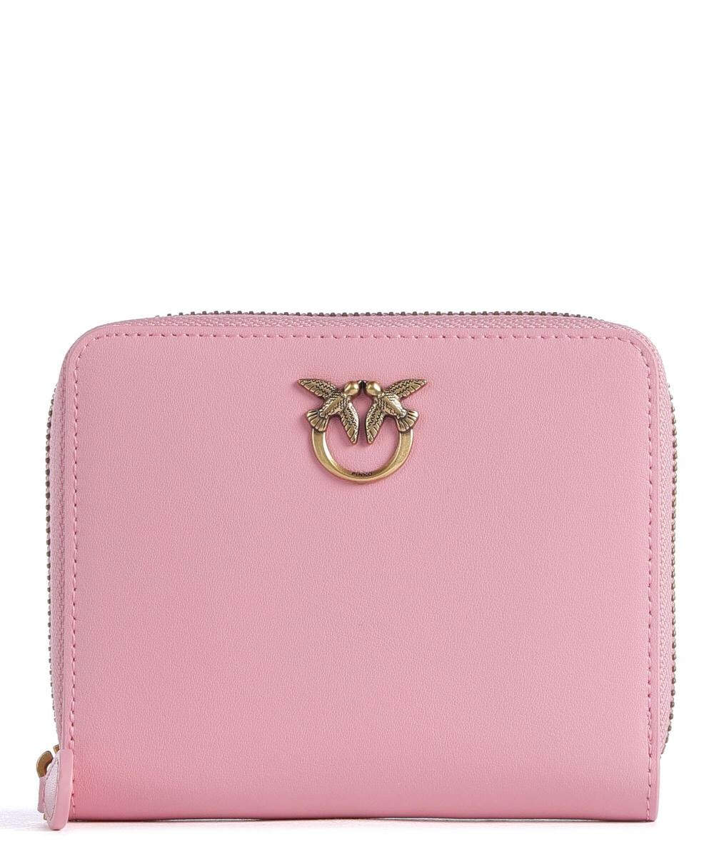 

Кошелек Taylor из мелкозернистой яловой кожи Pinko, розовый