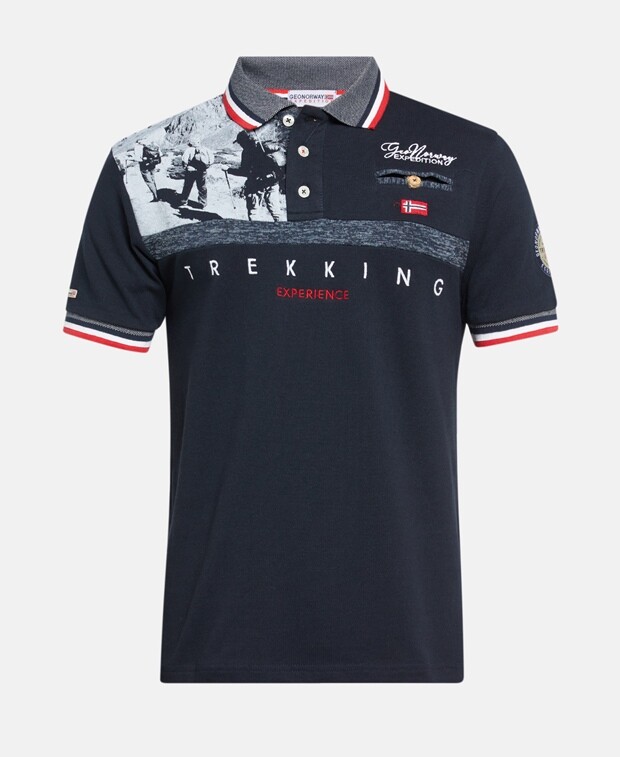 

Рубашка поло Geographical Norway, темно-синий