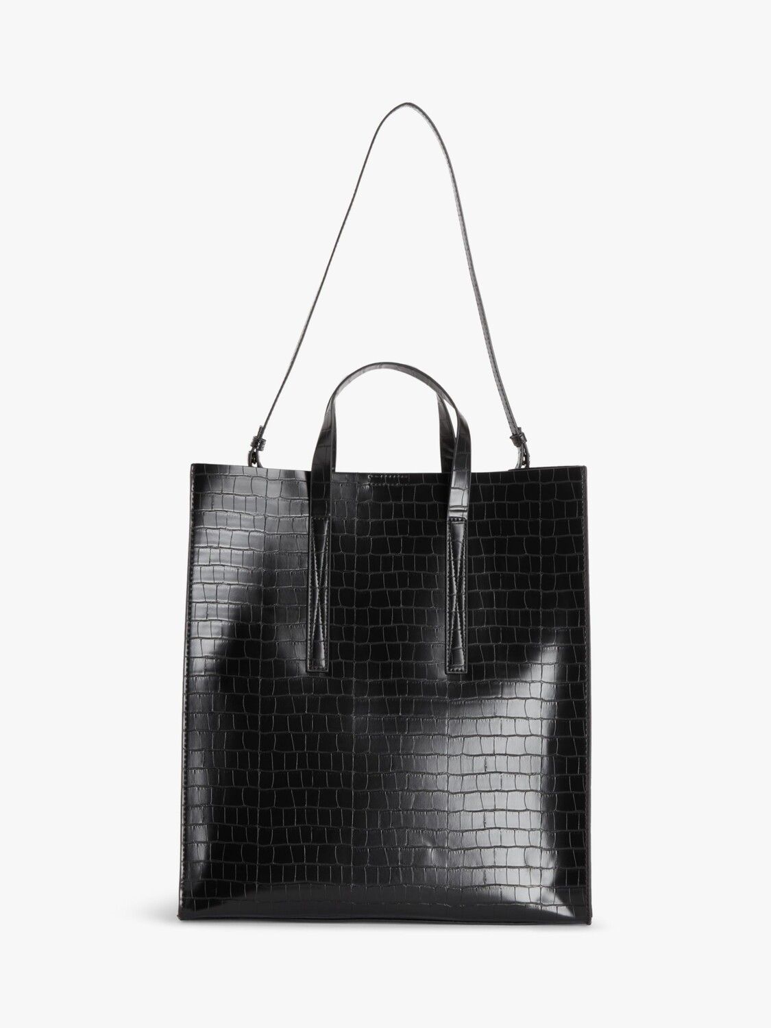 

Большая сумка Kin Croc Style, черная