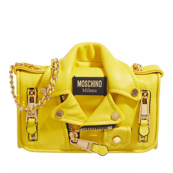 

Сумка biker bag wallet Moschino, желтый