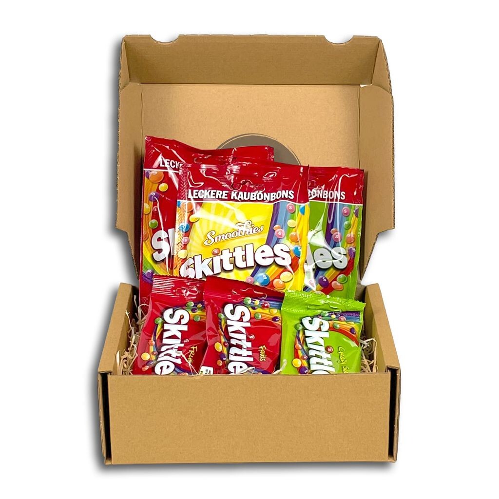 

Коробка Gourmet Life с 600 г Skittles в случайном наборе Genussleben