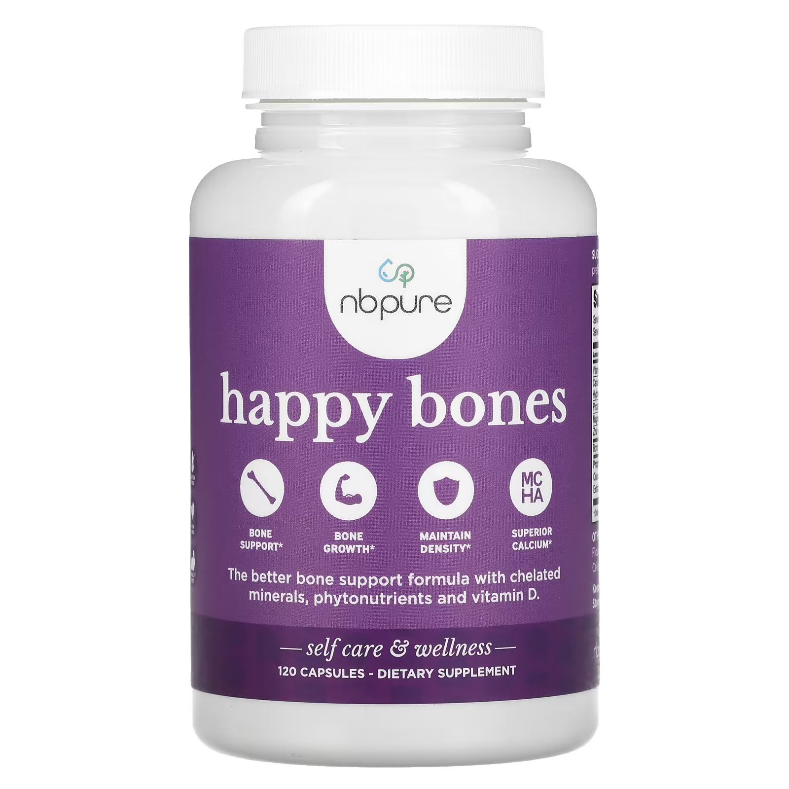 Пищевая добавка NB Pure для здоровья суставов и костей, 120 капсул nb pure happy bones 120 капсул