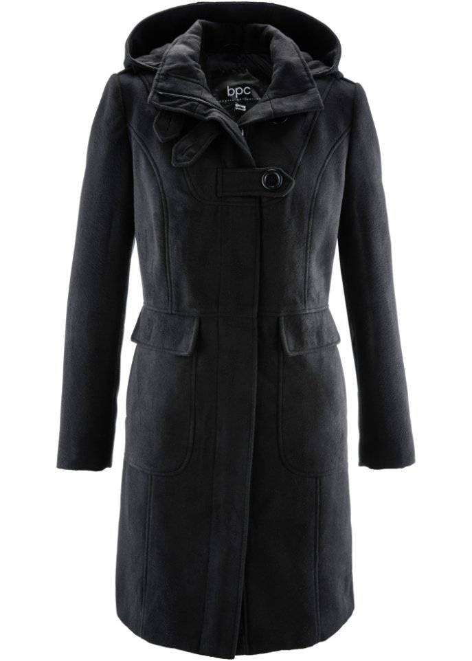 цена Короткое пальто Bpc Bonprix Collection, черный