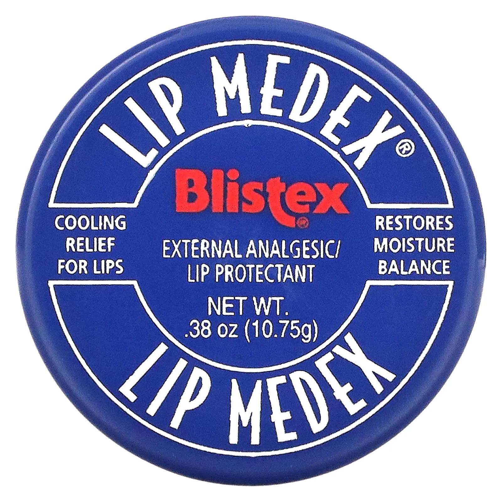Blistex Lip Medex Наружное обезболивающее защитное средство для губ 0.38 унции (10.75 г)
