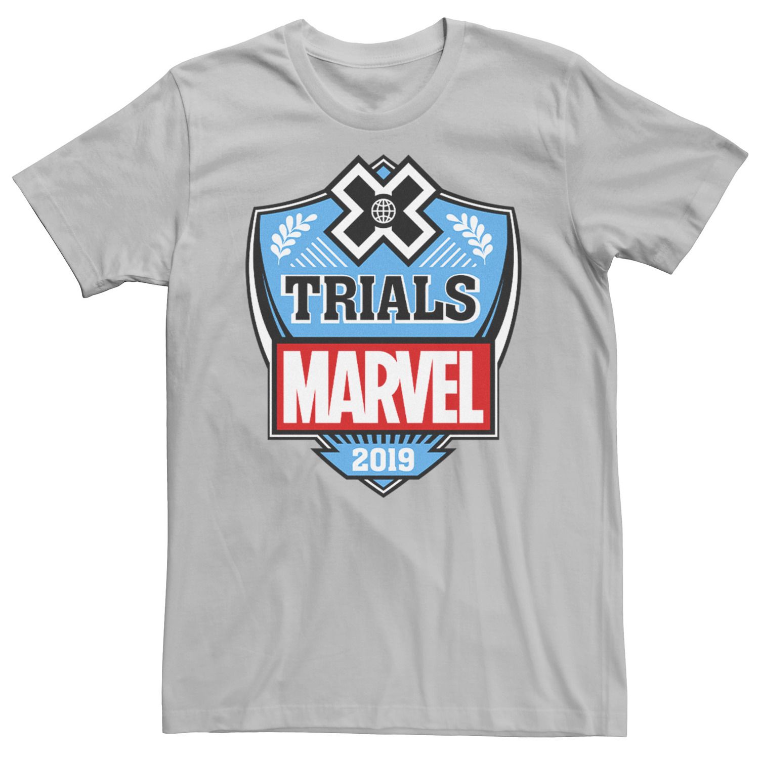 Мужская футболка Trials Marvel, серебристый trials rising
