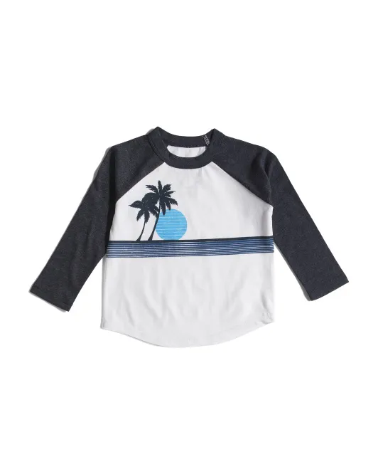 

Бейсбольная футболка Little Boys Island Scape Chaser, цвет Multi