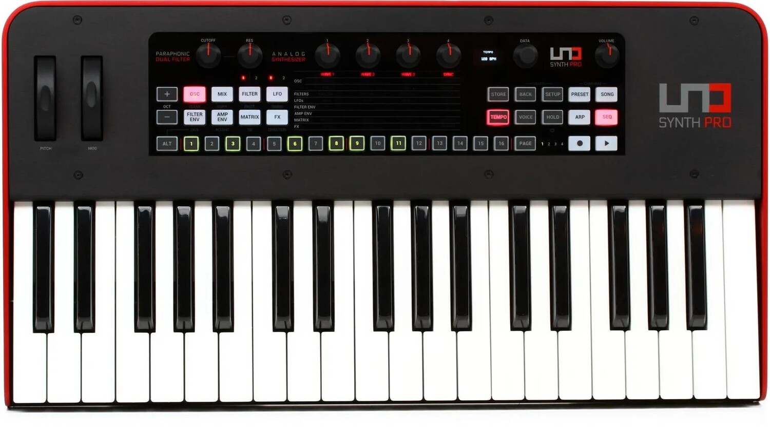 

IK Multimedia UNO Synth Pro Keys 37-клавишный аналоговый синтезатор