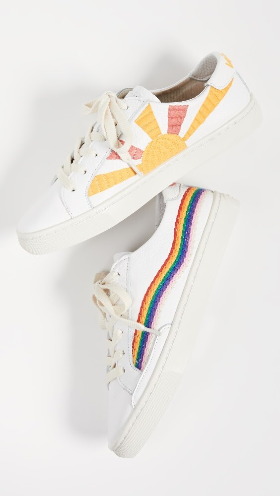 

Кроссовки Soludos Rainbow Wave, белый