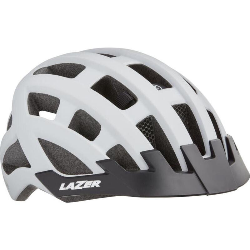 шлем защитный lazer compact желтый LAZER шлем для отдыха Compact DLX, цвет weiss