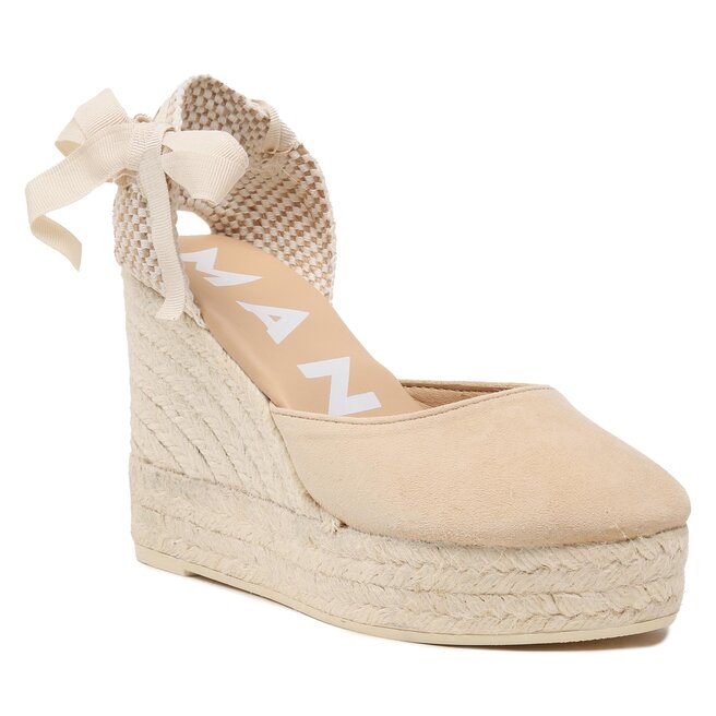 

Эспадрильи Manebi SoftSuede Wedge, бежевый