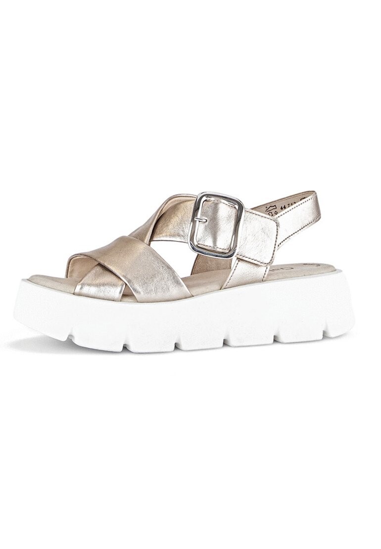 

Босоножки на танкетке Gabor, цвет puder (weiss)