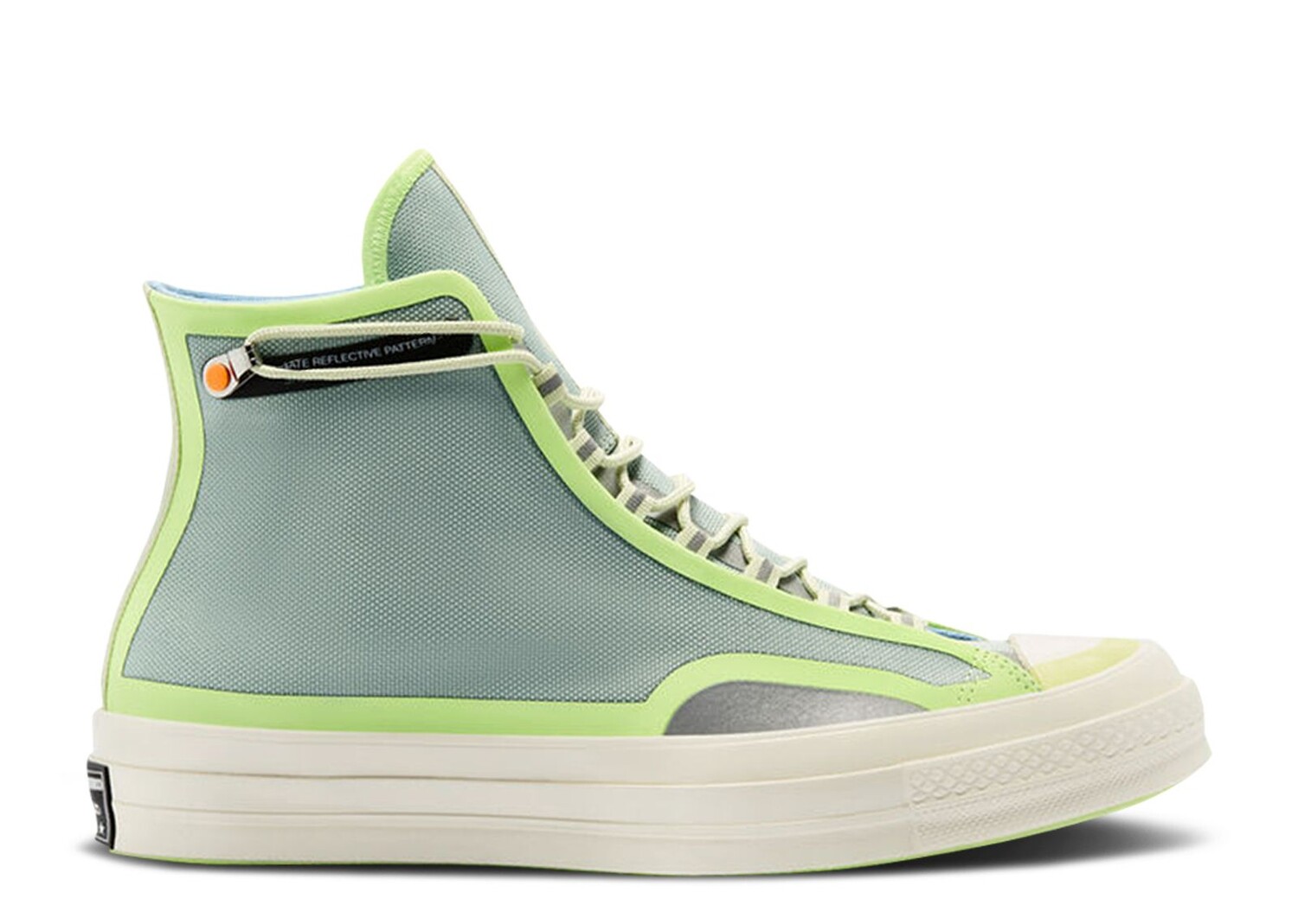 Кроссовки Converse Chuck 70 High 'Seam Tape - Iceberg Green', зеленый