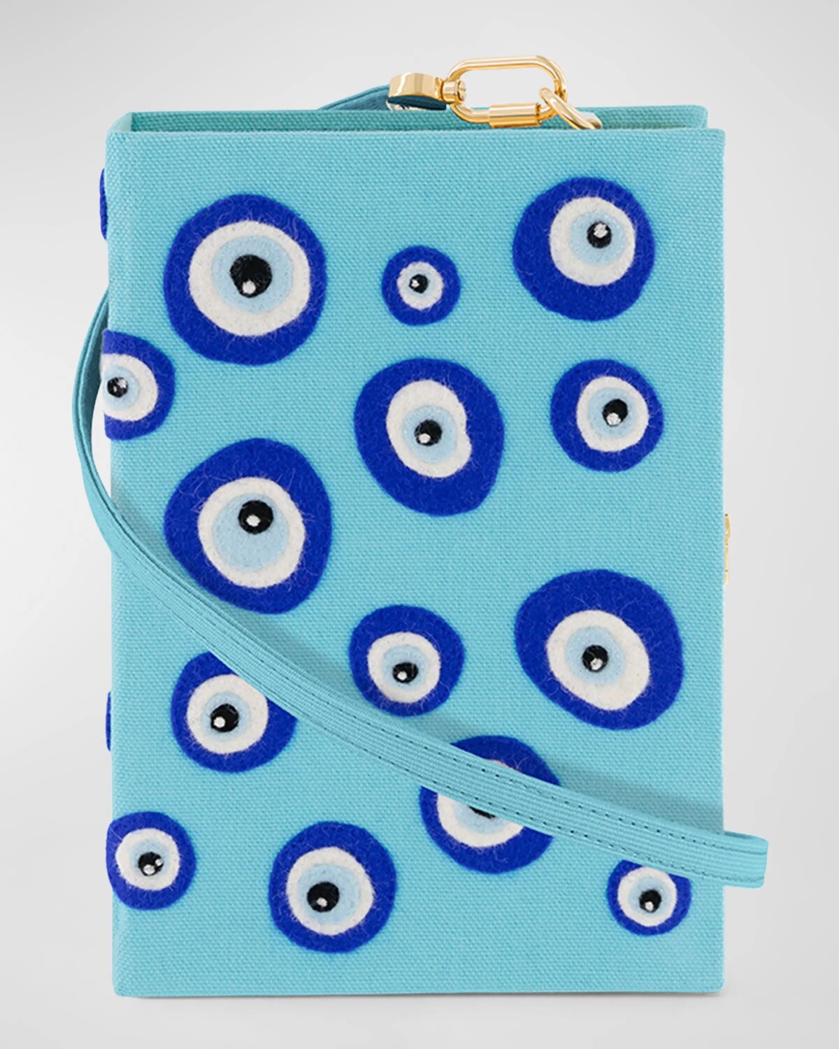 

Клатч Watchful Gaze Book Olympia Le-Tan, цвет Turquoise Pierre