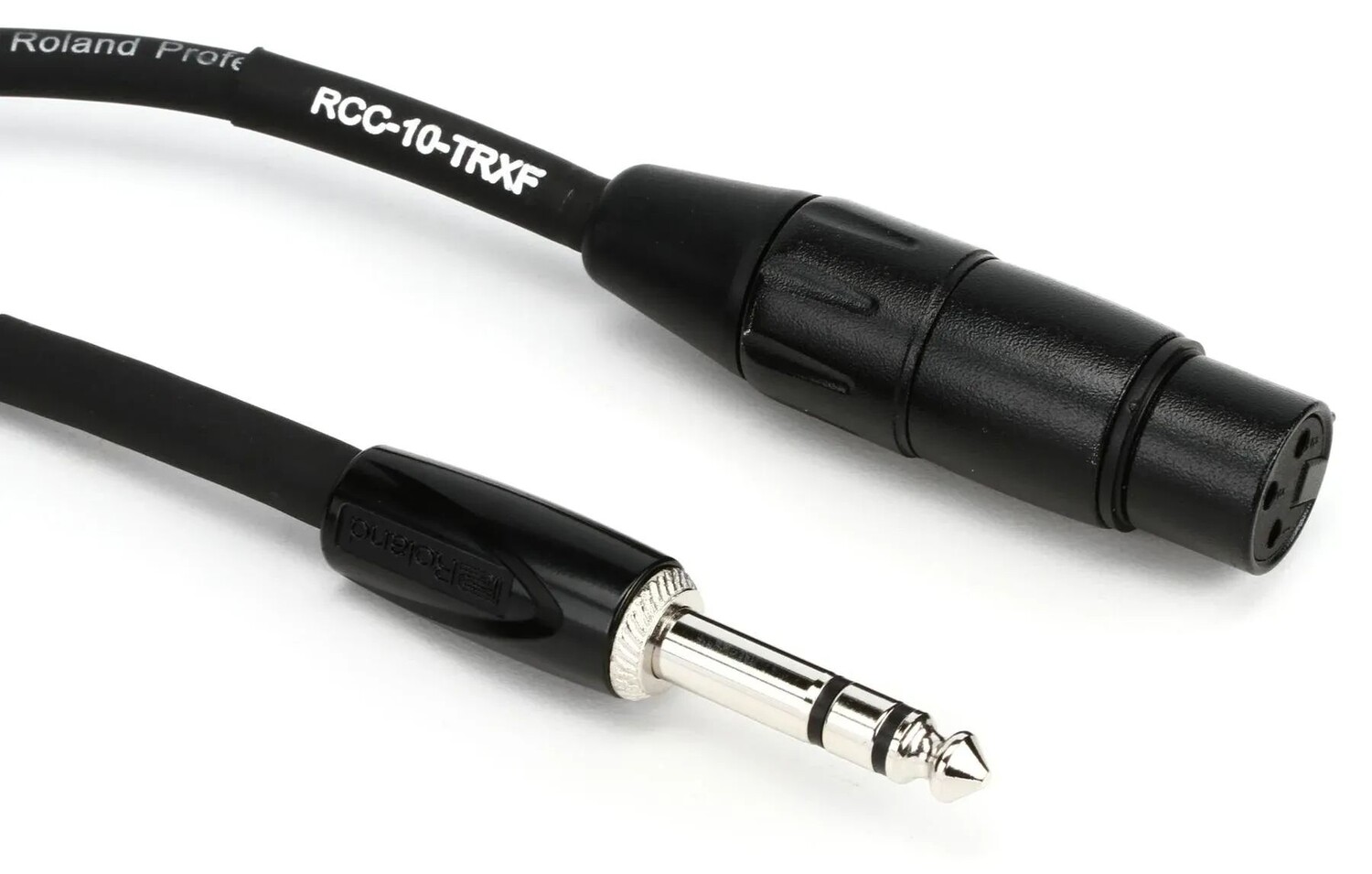 

Roland RCC-10-TRXF Соединительный кабель Black Series с разъемом XLR «мама» и разъемом TRS «папа» 1/4 дюйма — 10 футов