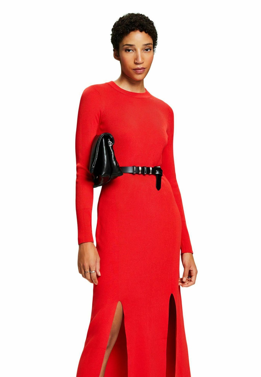 Вязанное платье Esprit, красный вязанное платье esprit бензин