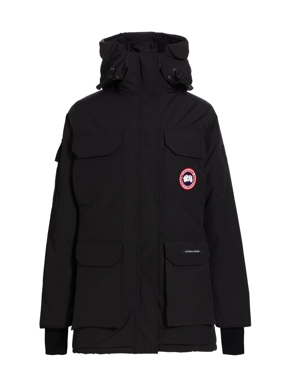 

Экспедиционная парка с капюшоном Canada Goose, черный