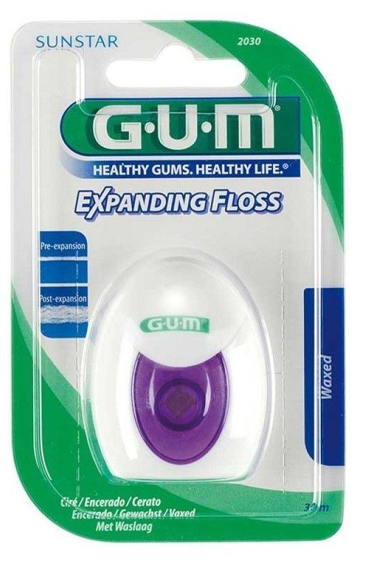 цена Gum Expanding зубная нить, 1 шт.