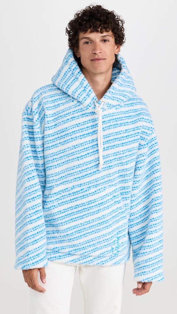 

Худи JW Anderson Relaxed Fit, синий