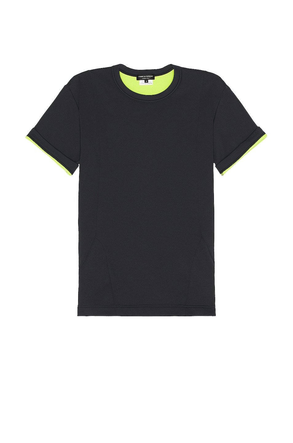 

Футболка Comme des Garçons Two Tone, цвет Black & Green