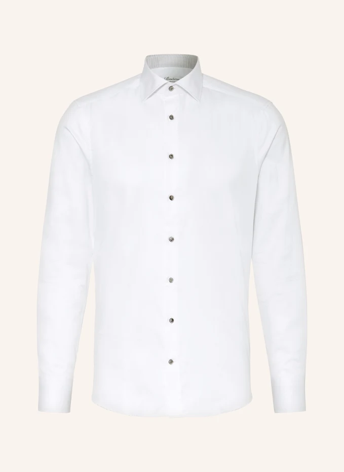 цена Рубашка узкого силуэта Stenströms, белый