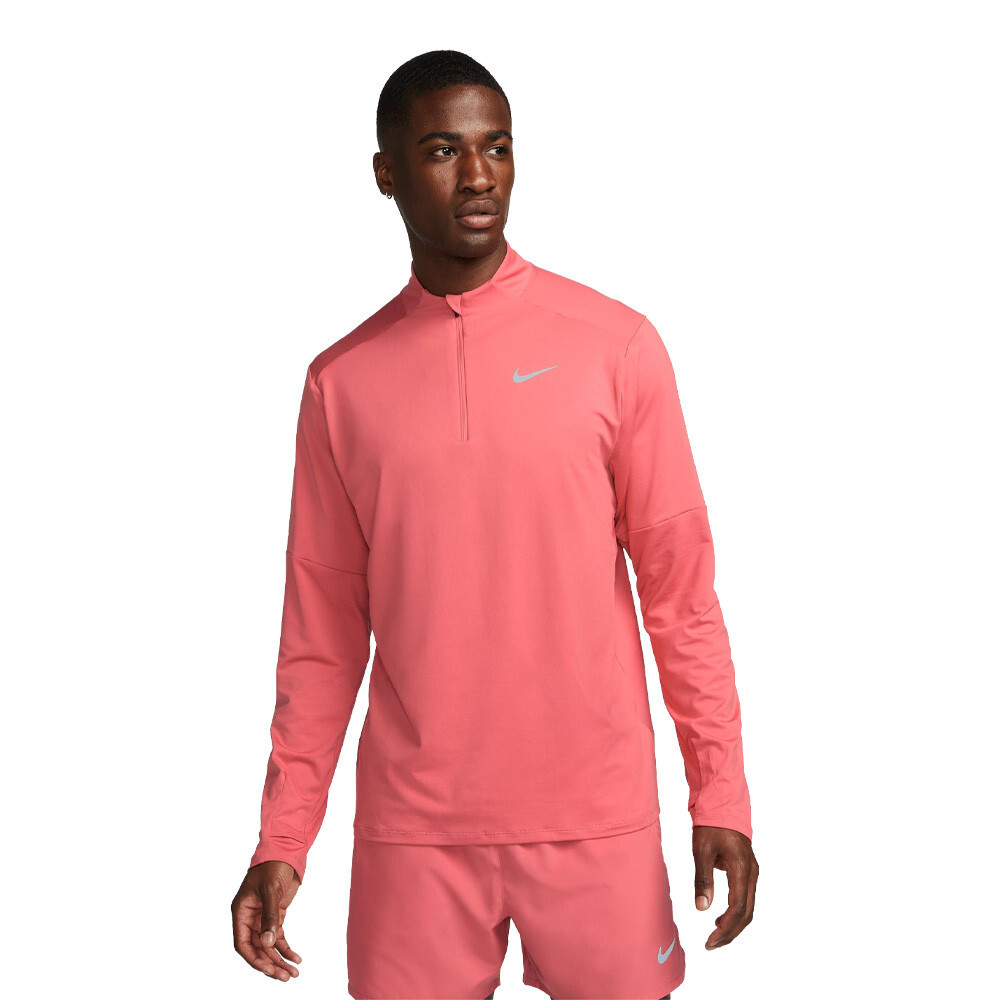

Спортивный топ Nike Dri-FIT Element Half Zip Running, розовый