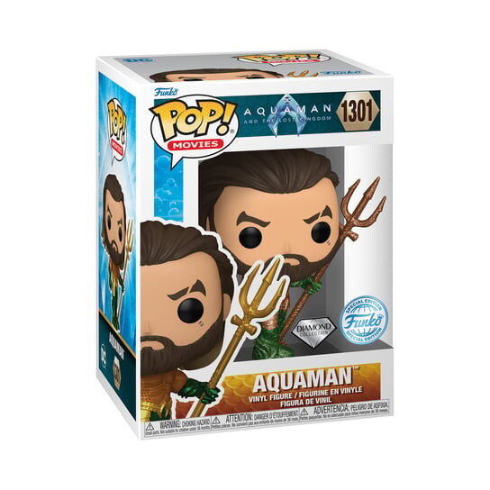 

Funko POP! Фильмы, коллекционная фигурка, DC, Аквамен, Diamond Collection