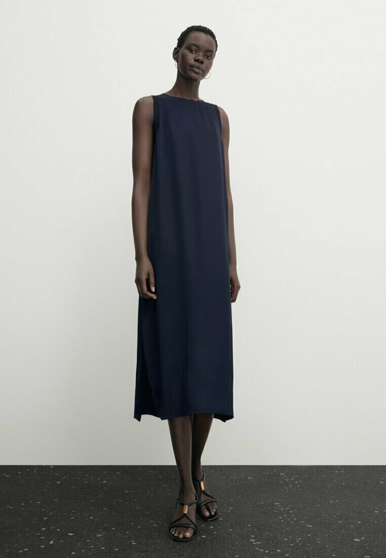 

Летнее платье Massimo Dutti, темно-синий
