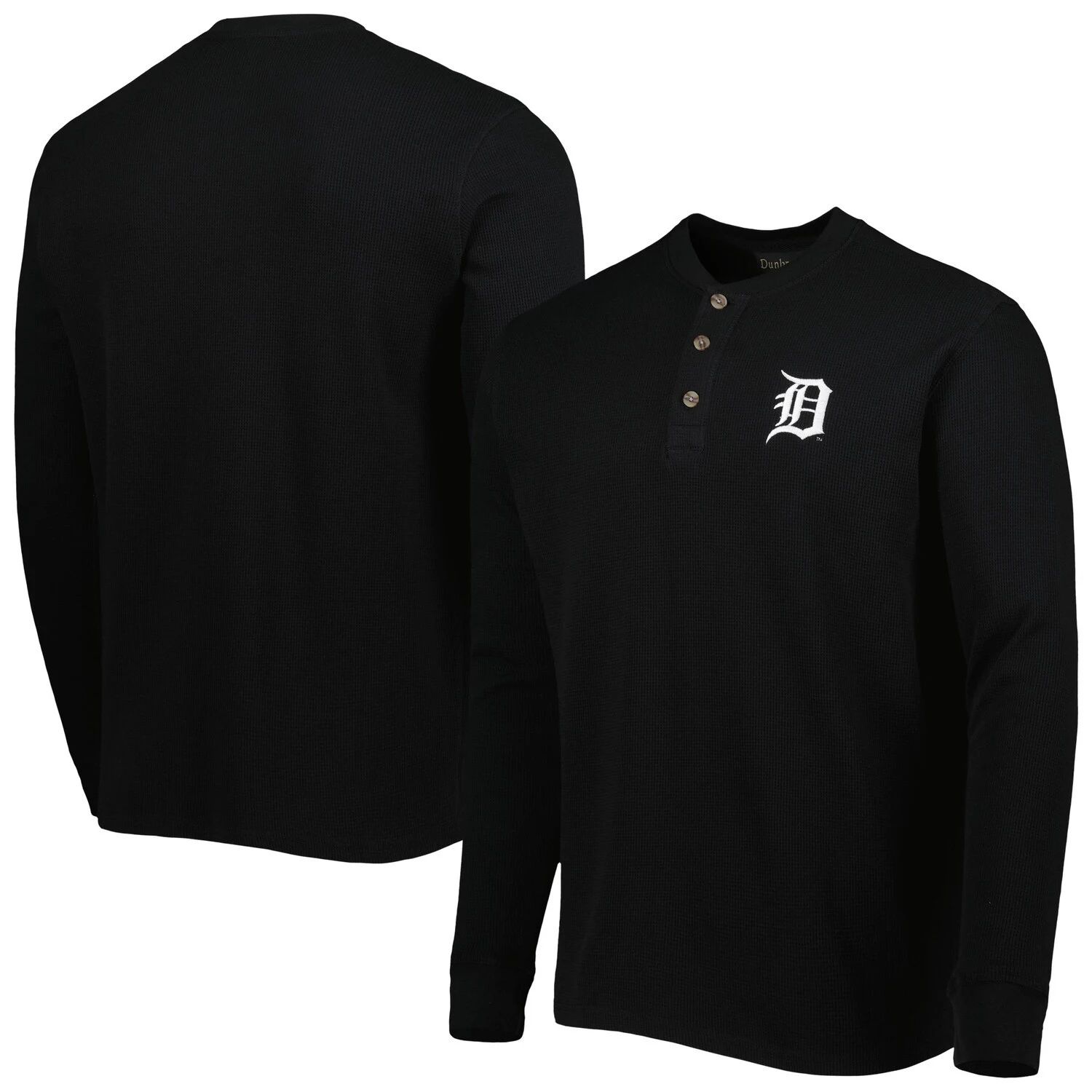 Мужская черная футболка с длинным рукавом Dunbrooke Detroit Tigers Maverick