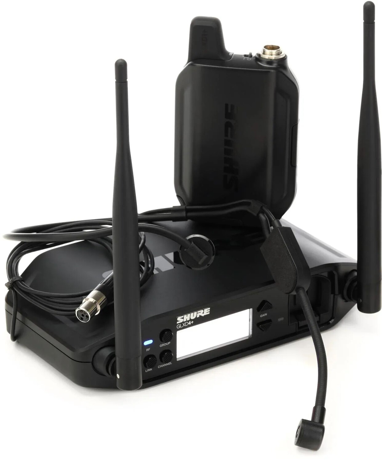 

Цифровая беспроводная гарнитура Shure GLXD14+ с микрофоном PGA31