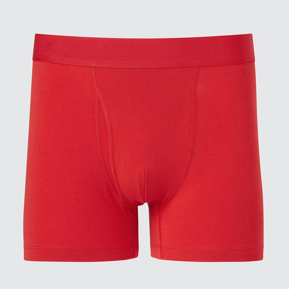 

Мужские трусы Uniqlo трикотажные, красный